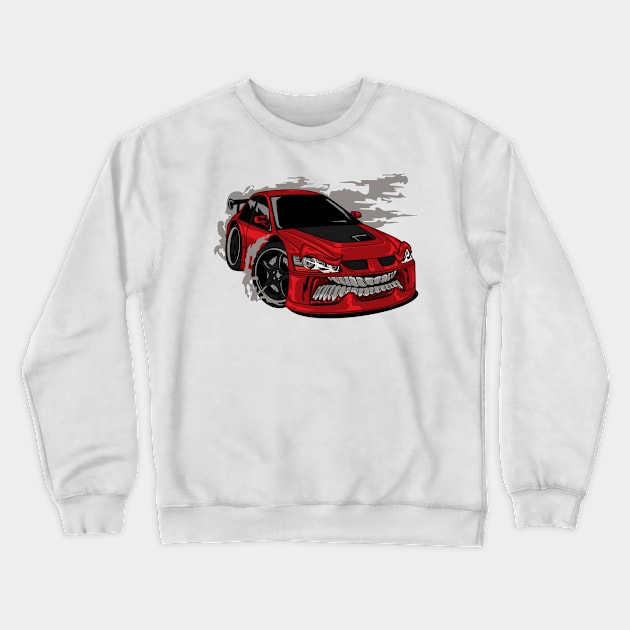 Mad Car Crewneck Sweatshirt by D3monic